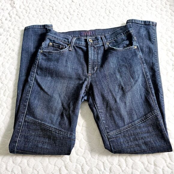 James Jeans Twiggy High Class Moto skinny jeans distressed denim 27 - Picture 3 of 10